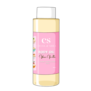 warm vanilla body oil