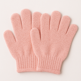 Pink Exfoliating Glove (Pair)