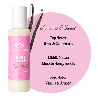 Warm Vanilla Body Spray